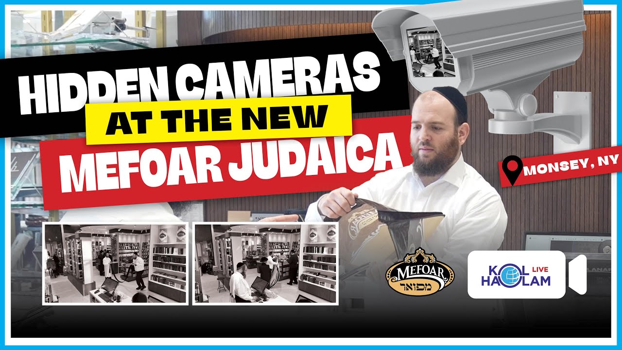 Hidden Cameras at the NEW Mefoar Judaica – Chaim Brown Goes Undercover in Monsey!