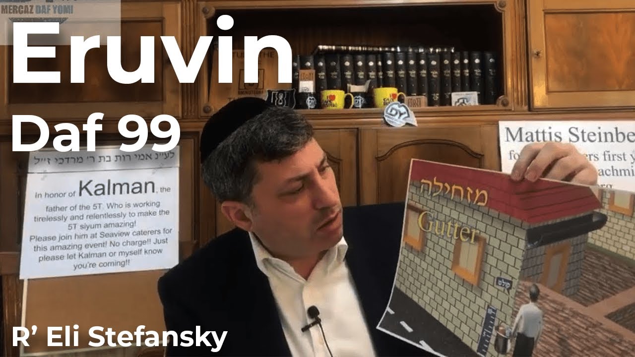 Daf Yomi Eruvin Daf 99 by R’ Eli Stefansky