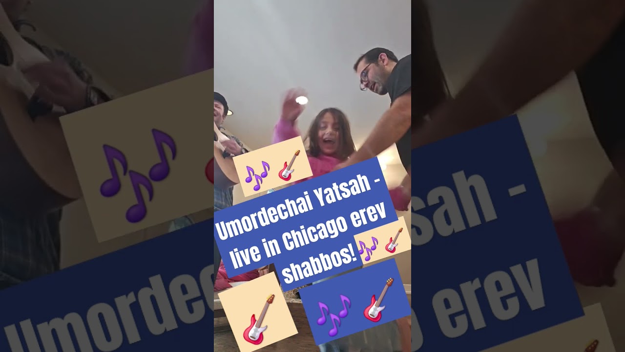 "Umordechai Yatsah" live in Chicago erev שבת! Song composed by yours truly & @shmuelimusic5928