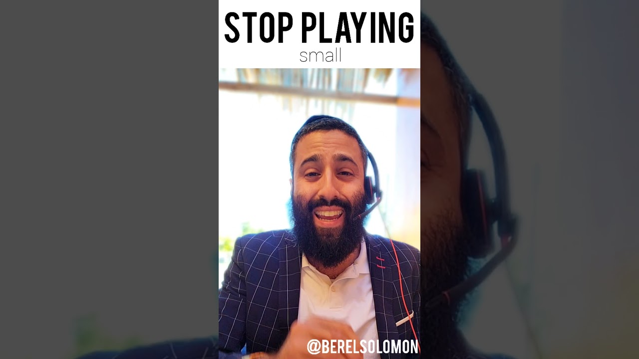 Stop playing small in your business, your life, and your career.