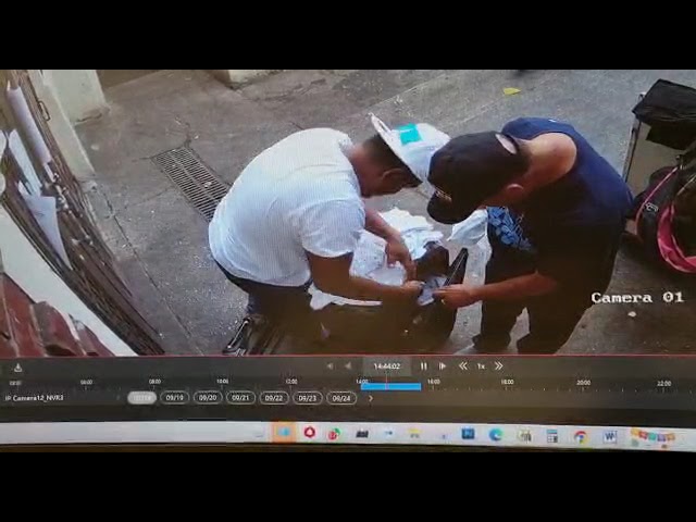 Thieves Stealing Suitcases from 770
