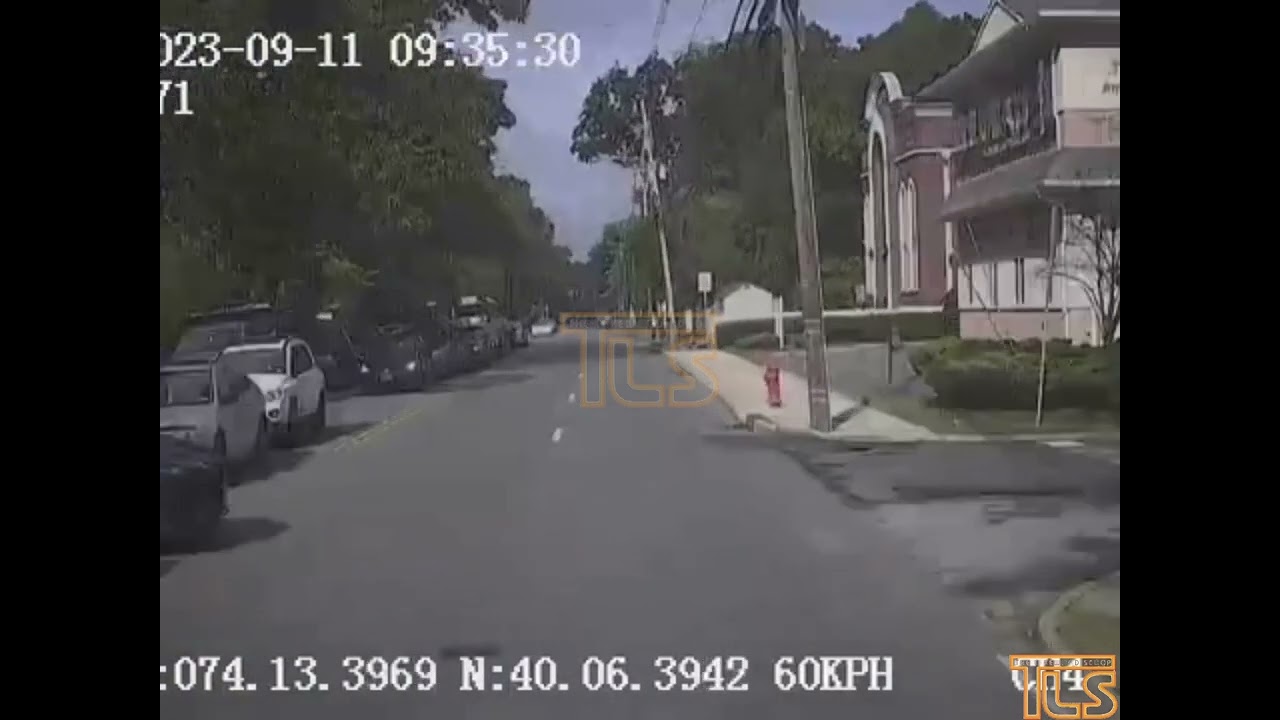 School bus accident dashcam video
