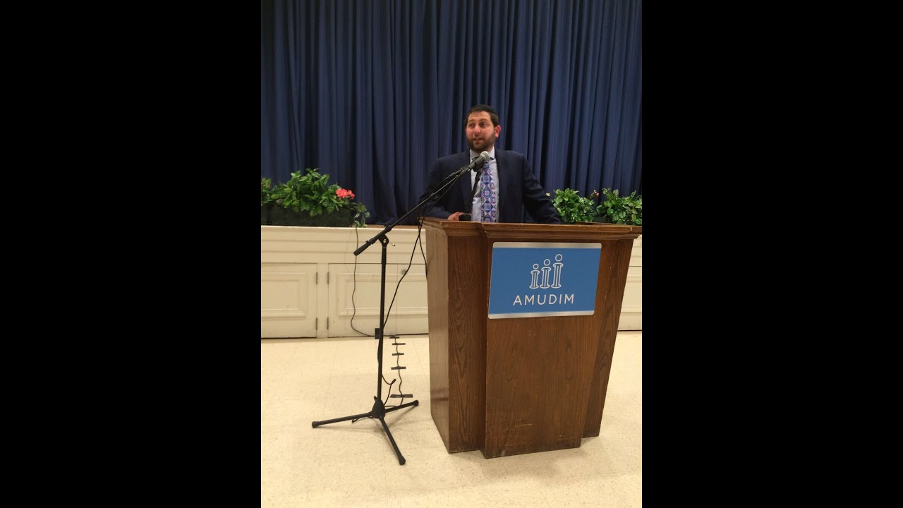 July 18, 2016, Amudim Awareness Event   Part 2 of 4   Zvi Gluck   Intro