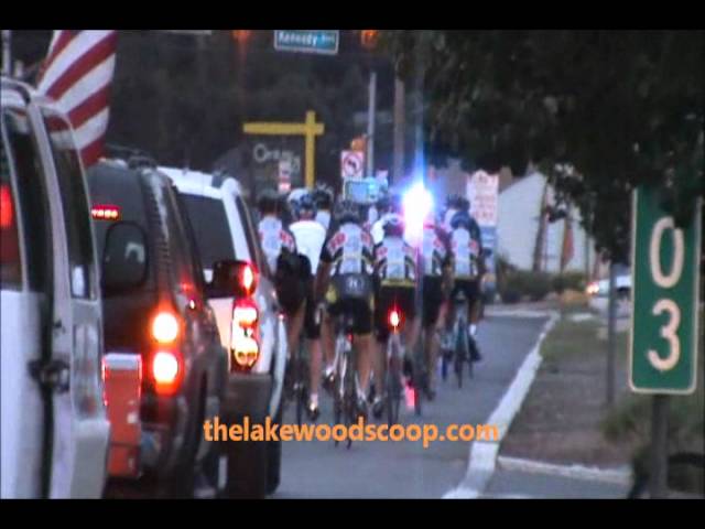 FDNY 343 Bike Tour Passing Through Lakewood