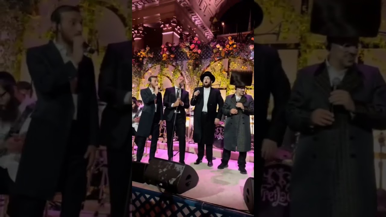 חופה וחתונה מפוארת ומרגשת עם גדולי זמר החסידי