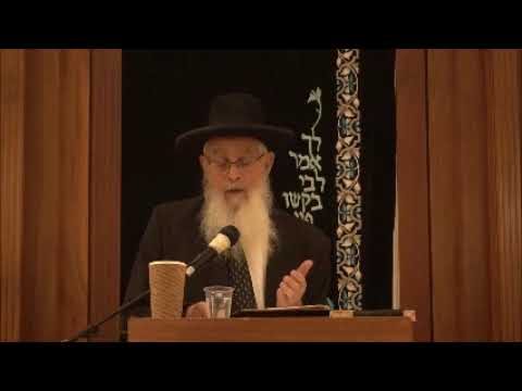 פטור שן ורגל ברה"ר-שיעור כללי-הרב יעקב אריאל
