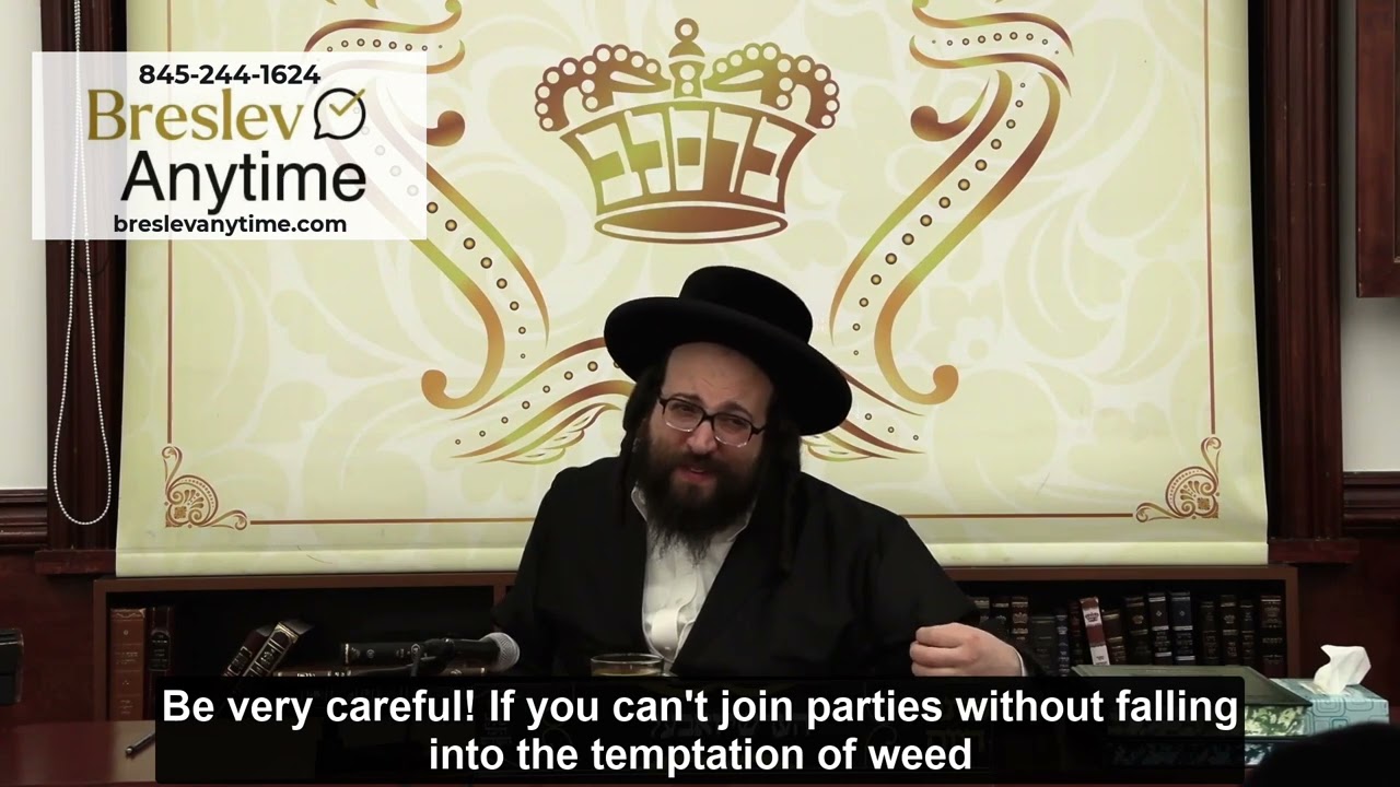 Rabbi Yoel Roth - You still have a beautiful life ahead of you, DON'T TOUCH DRUGS!