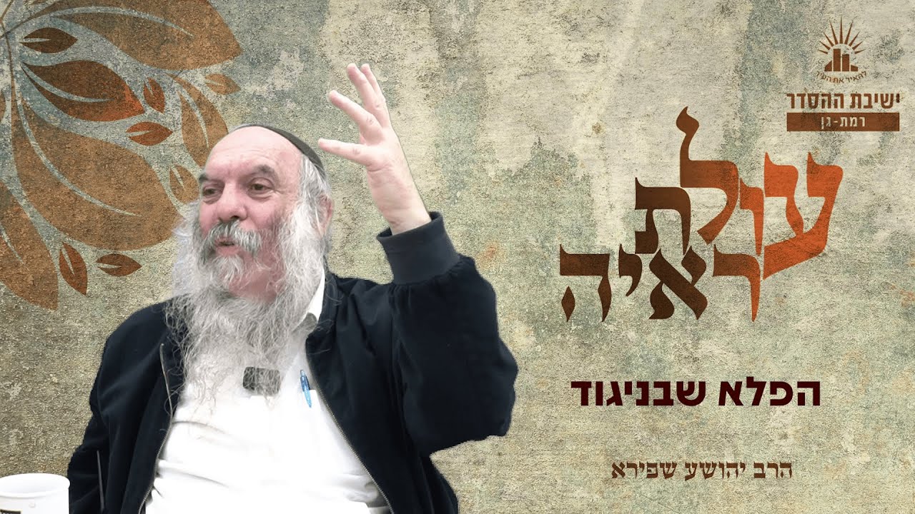 הפלא שבניגוד | עולת ראיה - שיעור 15 | הרב יהושע שפירא