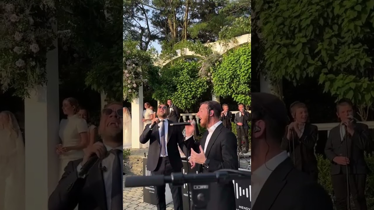 Shulem Lemmer and Mordechai Shapiro with Mendy Hershkowitz Band