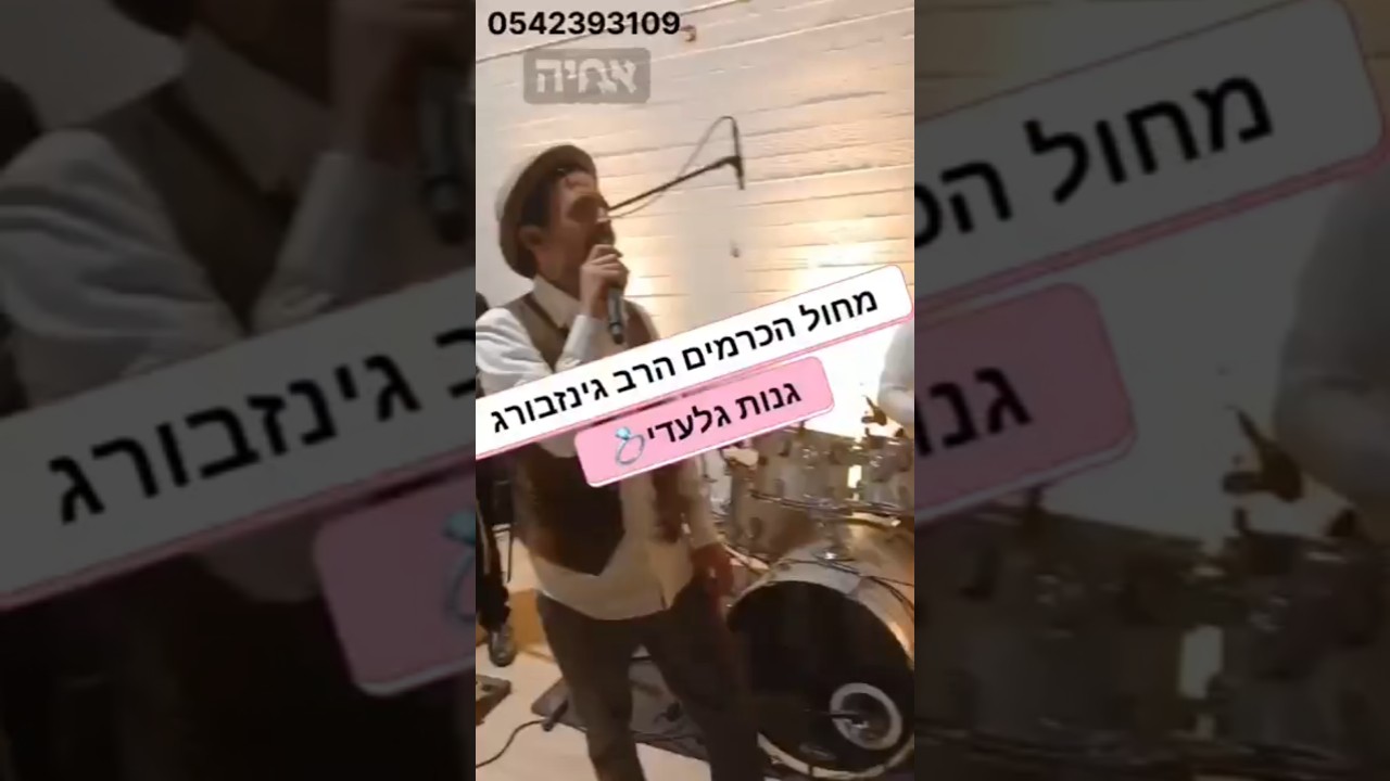 מחול הכרמים הרב גינזבורג