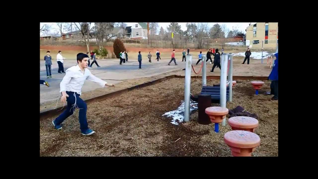 Elisha Klatzko Demonstrates Yeshiva Parkour