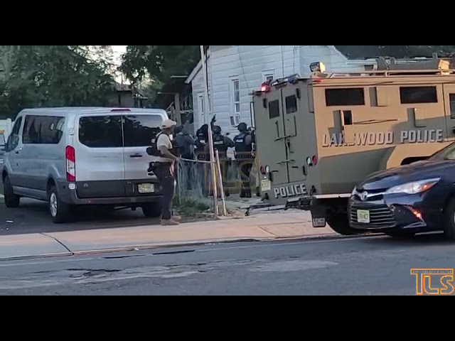 Swat serving warrants in Lakewood