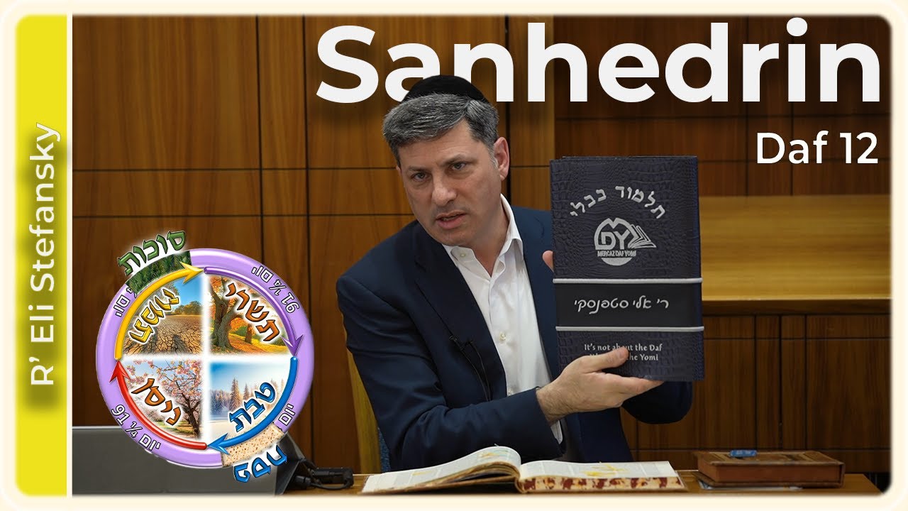 Daf Yomi Sanhedrin Daf 12 by R’ Eli Stefansky