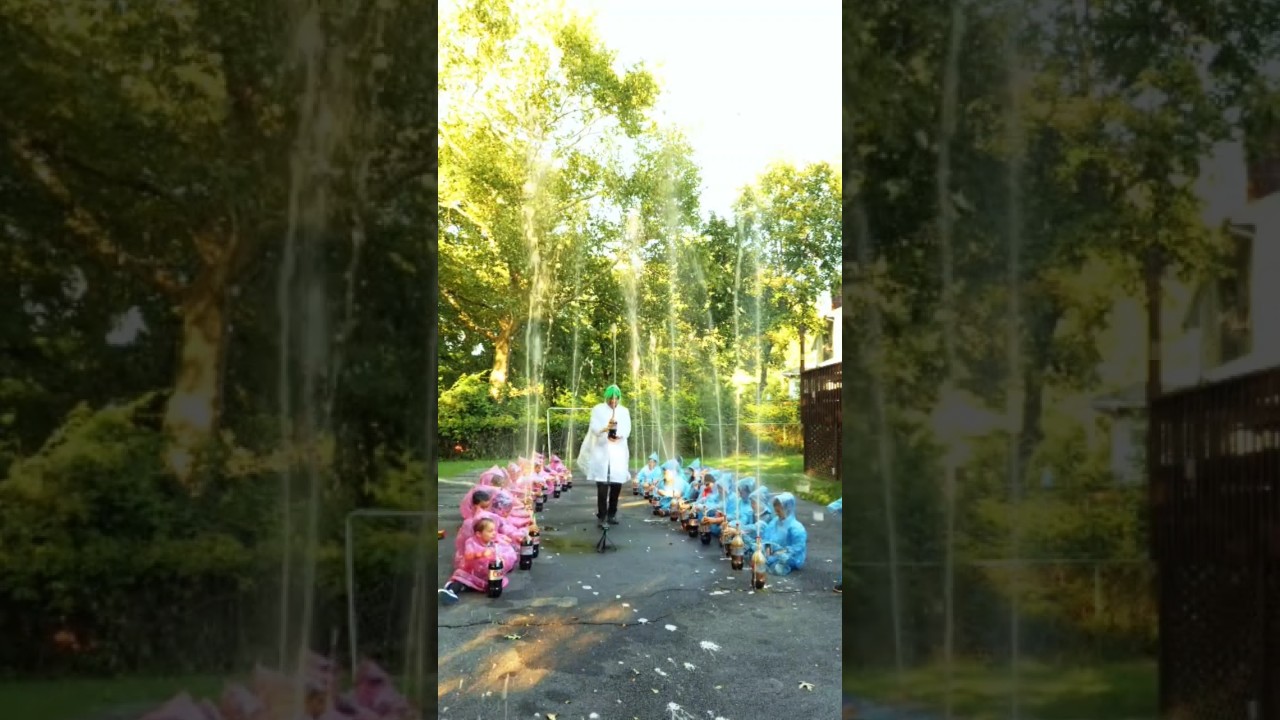 Diet Coke and Mentos science explosion #experiements #funny #birthday #mentoscola #crazy #comedy