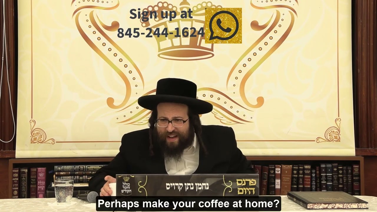 Rabbi Yoel Roth - Don't live a lavish lifestyle at the expense of someone else