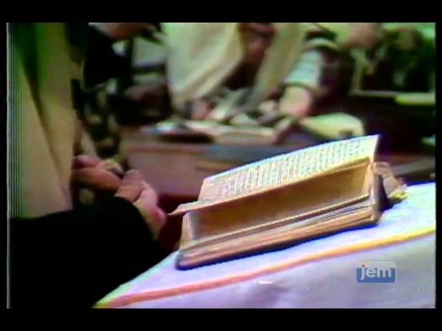 Vintage 1981 Satellite Footage Of A Farbrengen