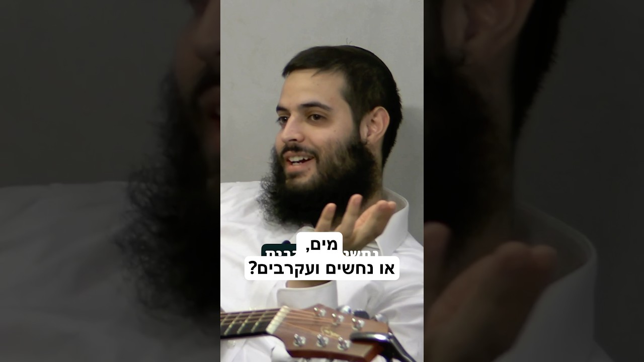 מים או נחשים ועקרבים? #torah #תורה #בםקאסט