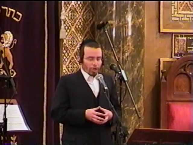 Cantor Yaakov Stark sings Hashem Moloch.