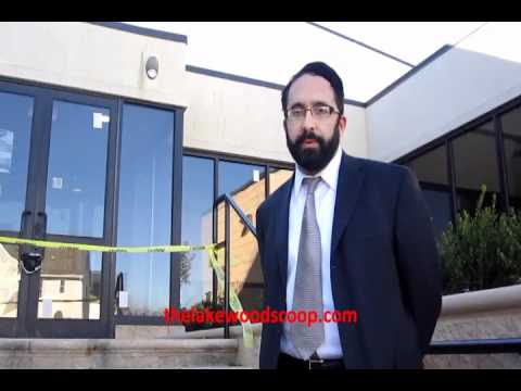 Simcha Greenwald At Closed Chavrei Hakollel Building