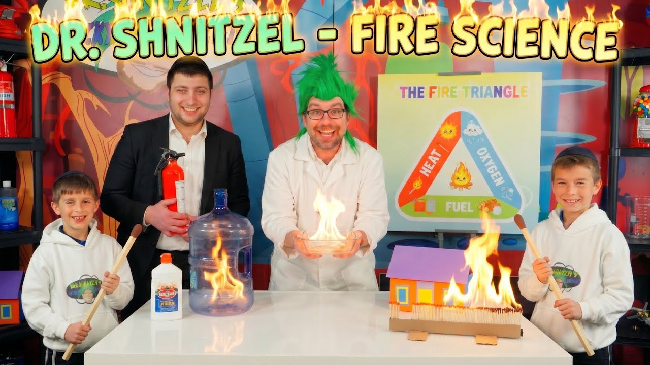 Science Experiments for kids Fire Science with Dr. Shnitzel's Wacky Science