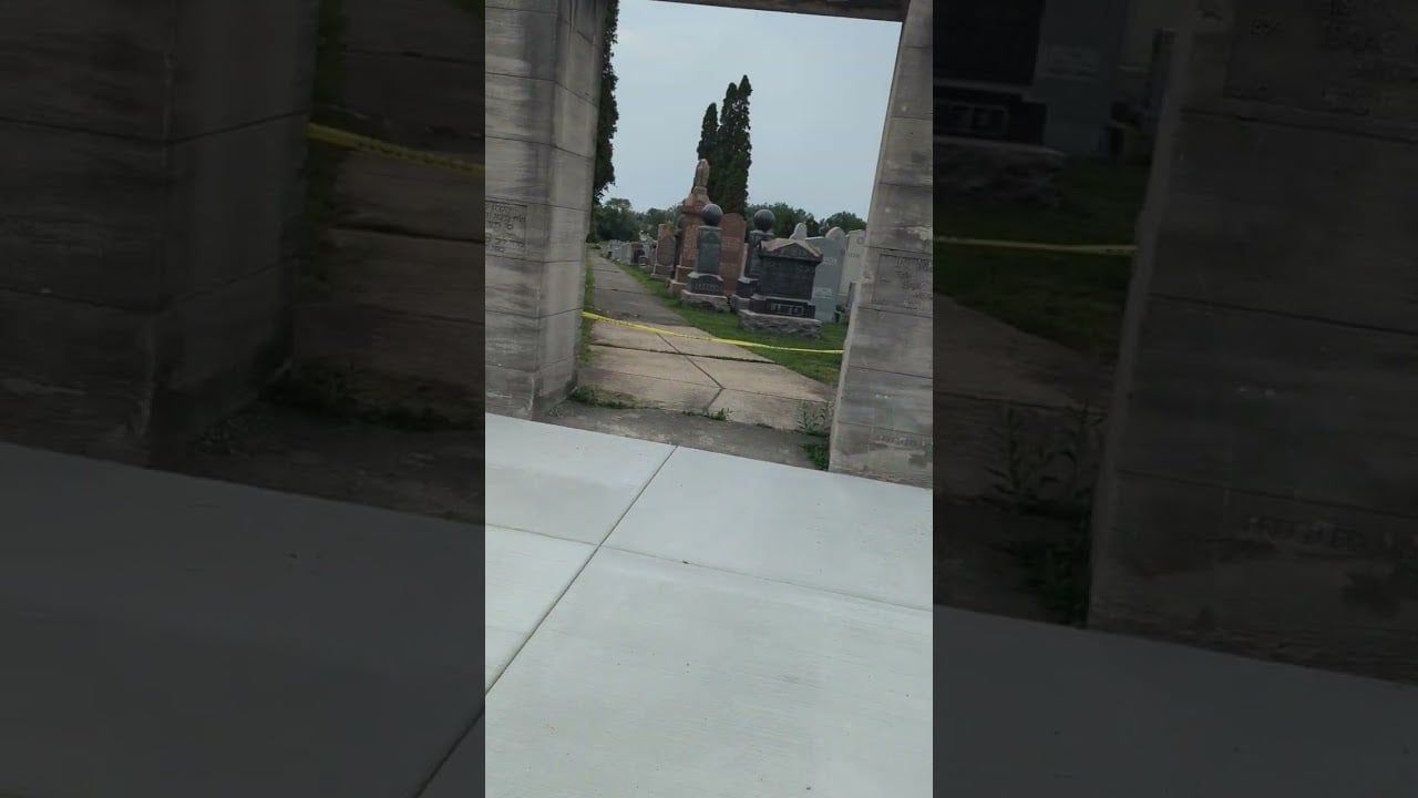 Buffalo NY, Ahavas Achim Cemetary section, one of two Chabad shuls circa 1900s - 8124, RC Dalfin