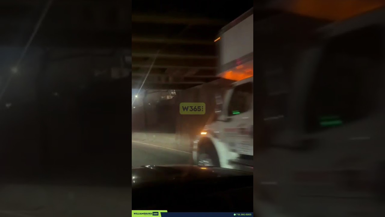 Van & A Truck Were Involved In An Accident On The BQE