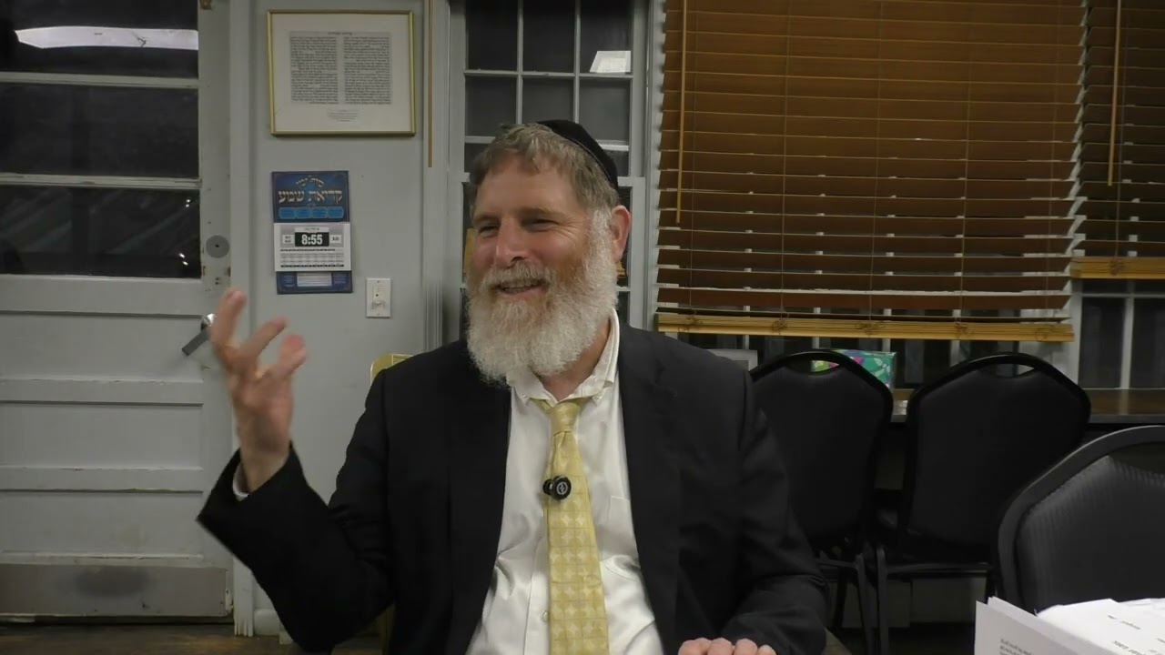 Asking for needs on Shabbos Shiur with Rabbi Coren at Bais Medrash Ohr Chaim