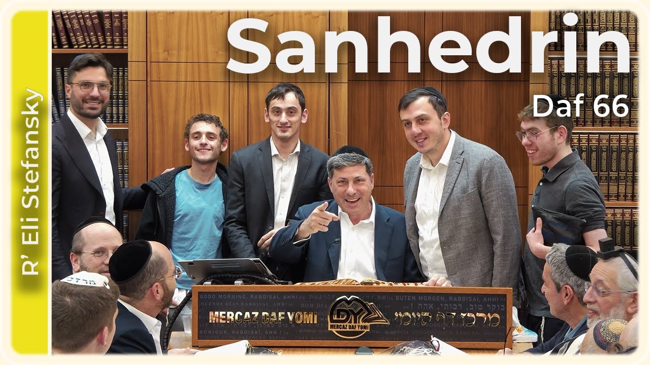 Daf Yomi Sanhedrin Daf 66 by R’ Eli Stefansky