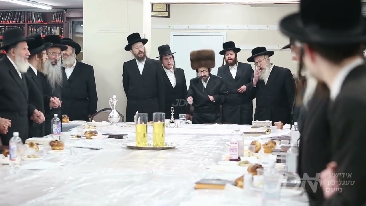 האדמו"ר מסקולען ביים טיש ל"ג בעומר