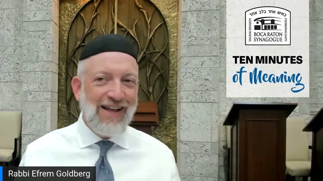 Ten Minutes of Meaning (Part 158): Glue Yourself to Hashem  - Mesillas Yesharim