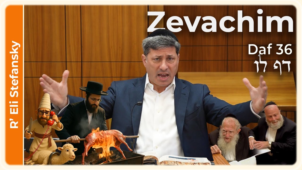 Daf Yomi Zevachim Daf 36 by R' Eli Stefansky
