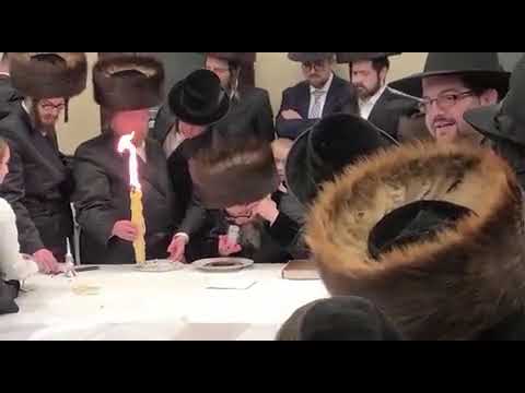 כ"ק אדמו"ר מסקולען לייקווד שליט"א בהבדלה מוצאי שבת קודש ב'שיקגו