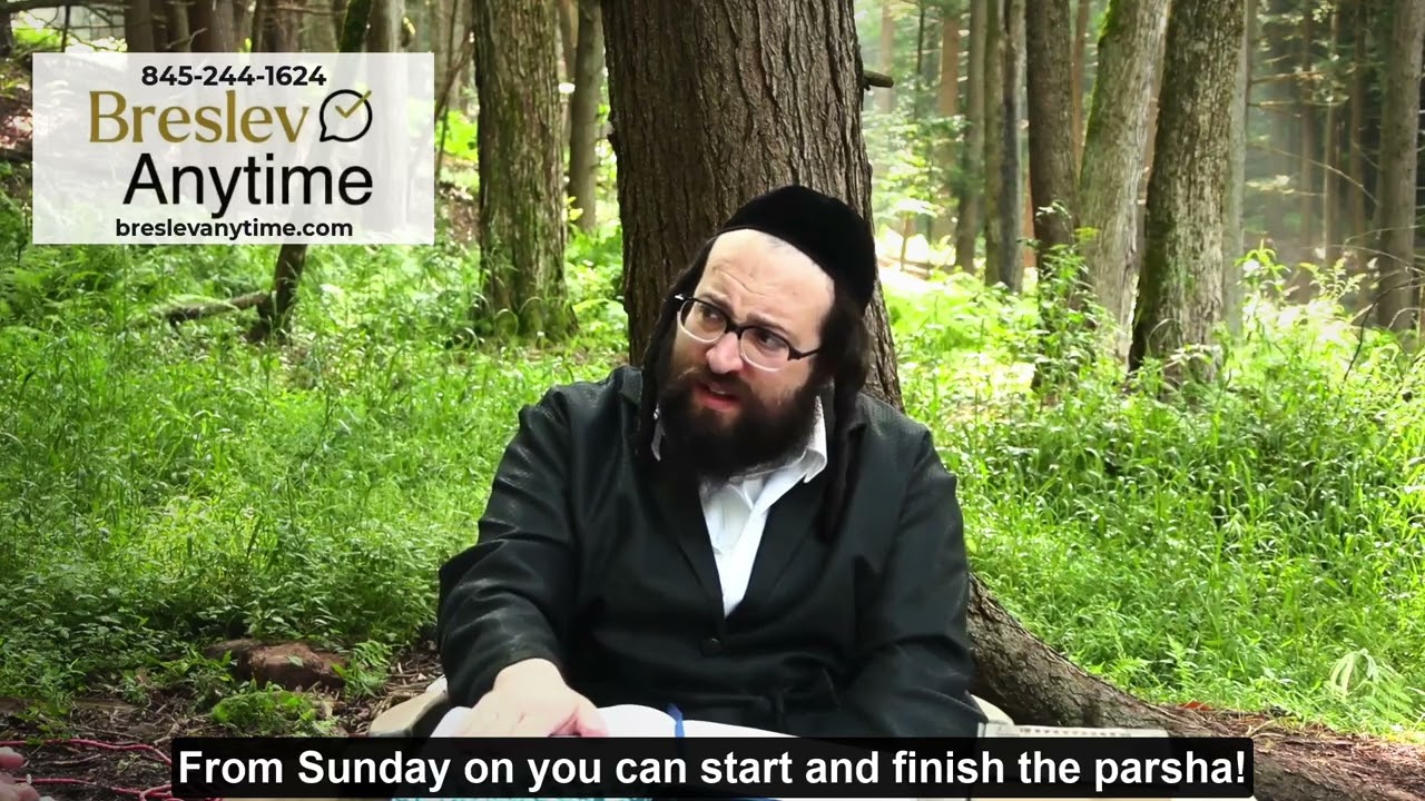 Rabbi Yoel Roth - Start going thru the weekly Parsha on Sunday don't wait till Friday