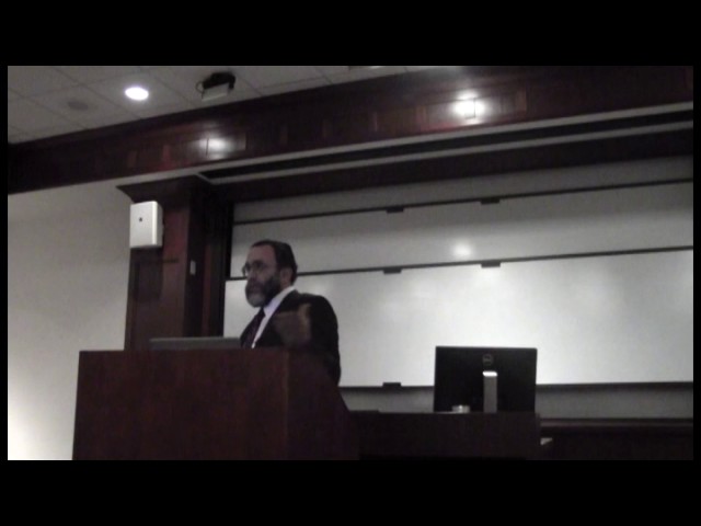 Rabbi Yaakov Shapiro at CCSU "Zionism's Opposition to Judaism"