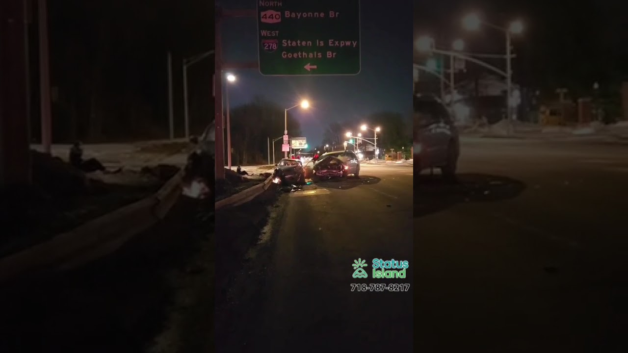 Accident on highway near Victory Boulevard