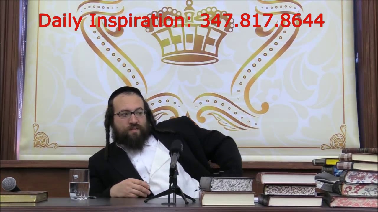 Rabbi Yoel Roth - if you give Tzadaka with both hands, Hashem is listening to your prayers 6/1/18
