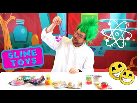 Science Experiments for kids Slime Toys with Dr. Shnitzel's Wacky Science