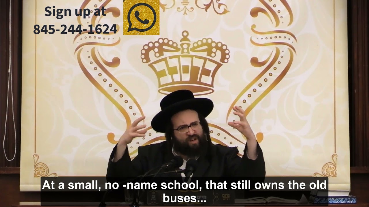 Rabbi Yoel Roth - Don't judge a person by what type of job he has