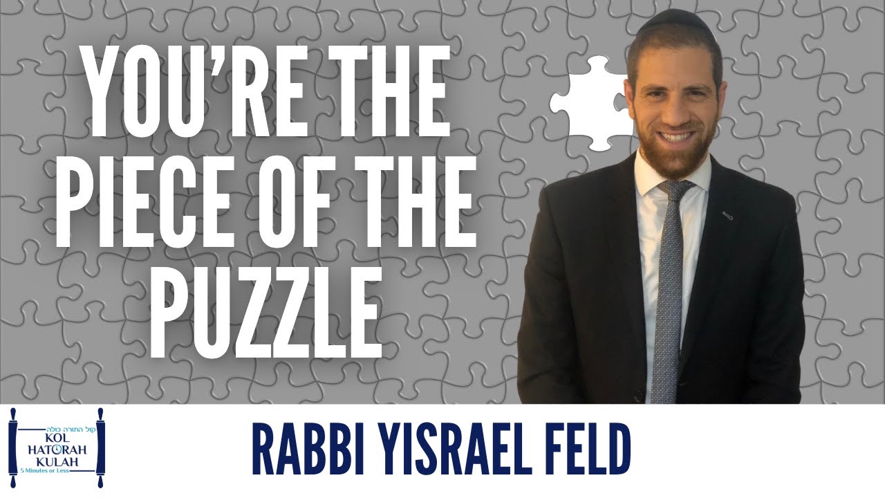 You’re the Piece of the Puzzle - Rabbi Yisrael Feld