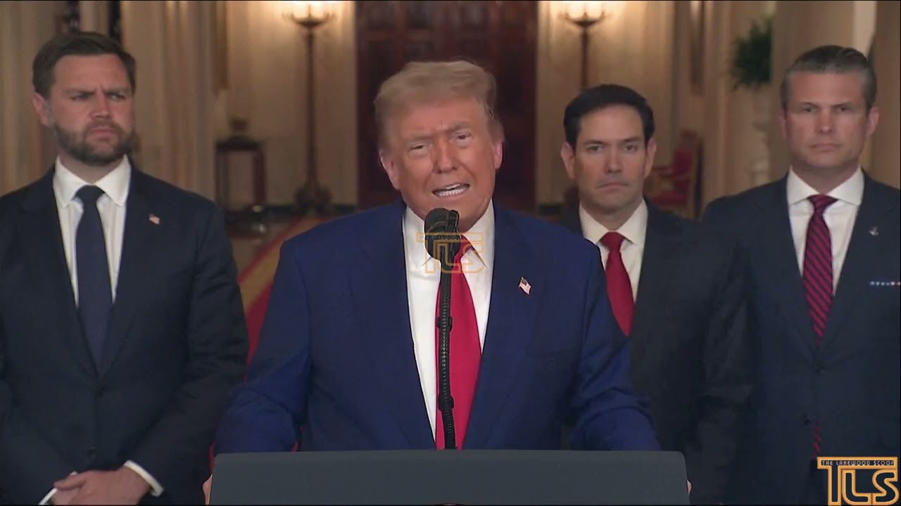 FULL REMARKS: President Trump Addressing Nation After Striking Iran