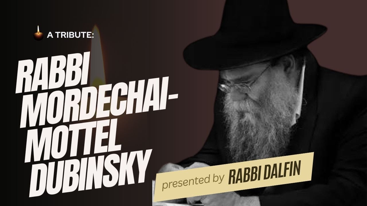 Zalman Moshe's words to R' Dubinsky as a 11 yr old boy, 1940, Good friend of R' Yoel- RC Dalfin