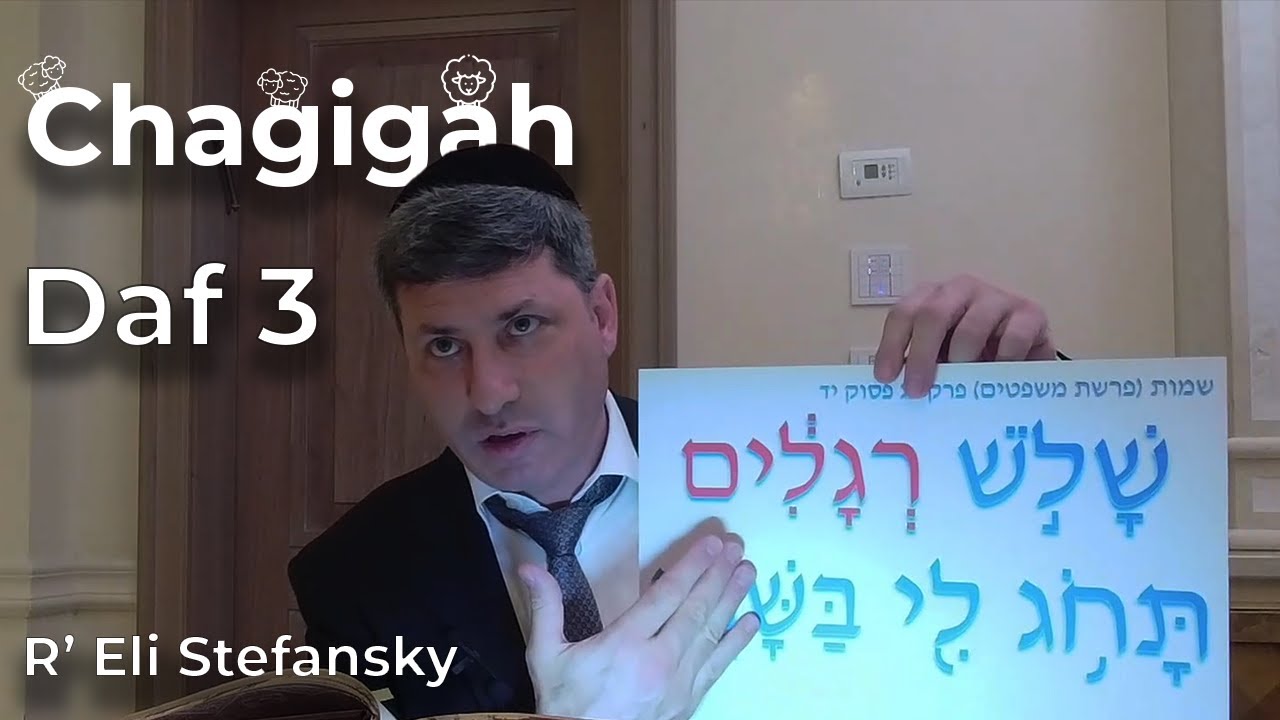 Daf Yomi Chagigah Daf 03 by R’ Eli Stefansky