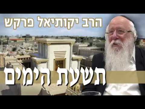 הלכות ימי בין המצרים הלכות תשעת הימים חלק ב הרב יקותיאל פרקש