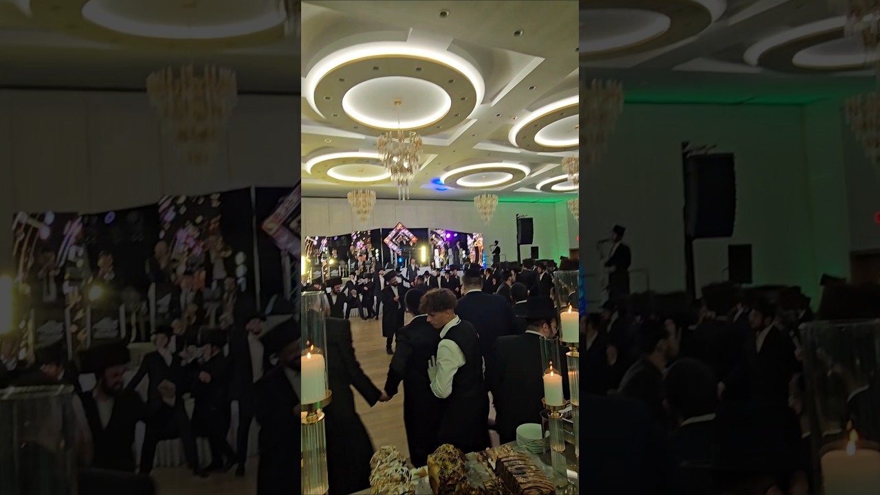 Tonight was the first chasina at this new gorgeous wedding hall in the Catskills at Hamaspik Resort,