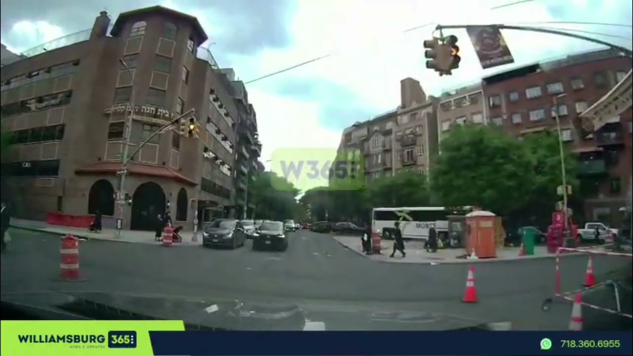 CLOSE CALL: A boy was nearly hit by a vehicle on Wallabout St when he jumped into the way of traffic