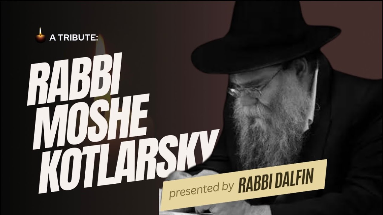 Rabbi Moshe Kotlarsky Vice Chairman Merkos, Ambassador for Shluchim, Selfless, Generous - RC Dalfin