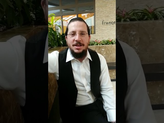 R' Shloime Ehrlich sharing a dating tip