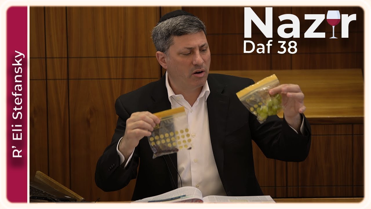 Daf Yomi Nazir Daf 38 by R’ Eli Stefansky