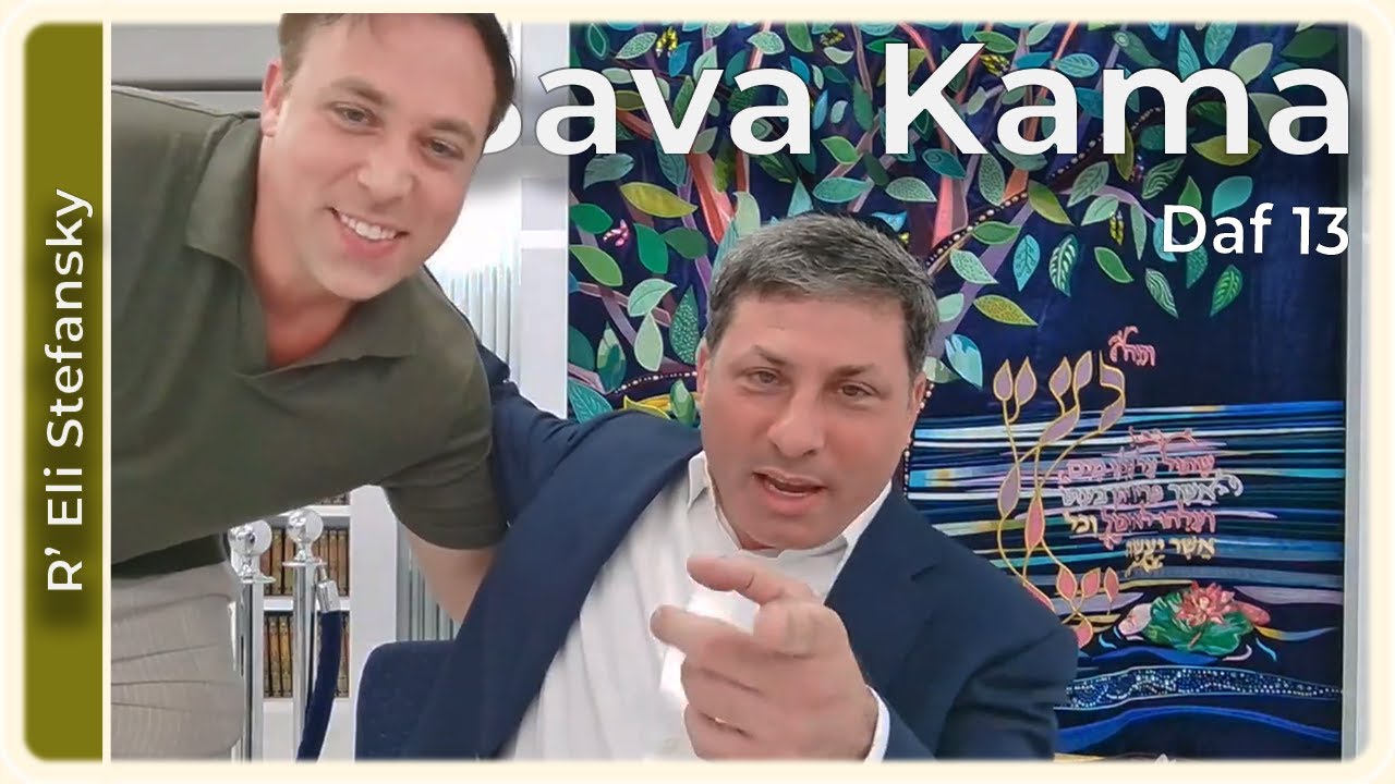 Daf Yomi Bava Kama Daf 13 by R’ Eli Stefansky