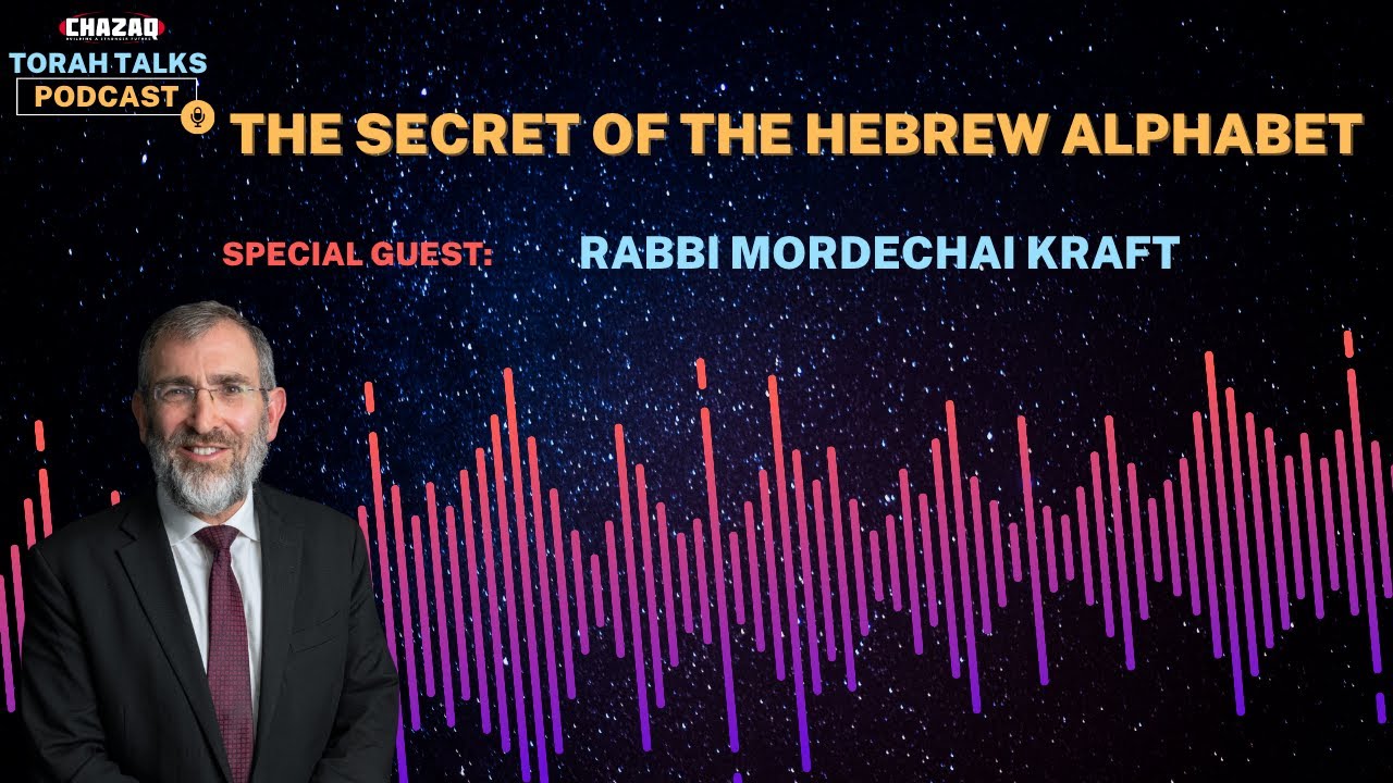 CHAZAQ's Torah Talks #218 Rabbi Mordechai Kraft - The Secrets of the Hebrew Alphabet